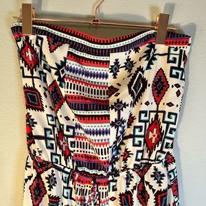 M Target Strapless Maxi Dress